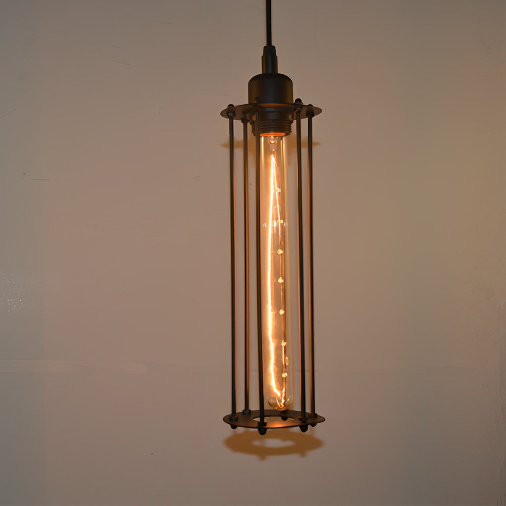 Retro Iron Black Industrial Style Pendant Light