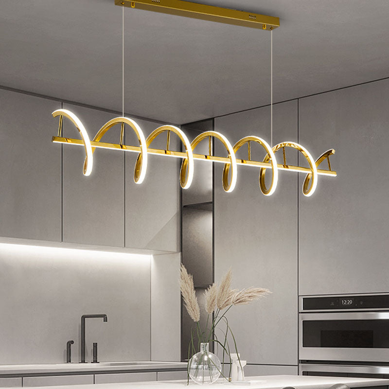 Modern Nordic spiral Pendant Light