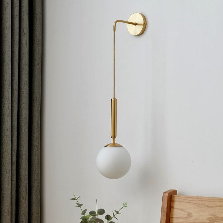 Nordic Minimalist Globe Wall Lamp