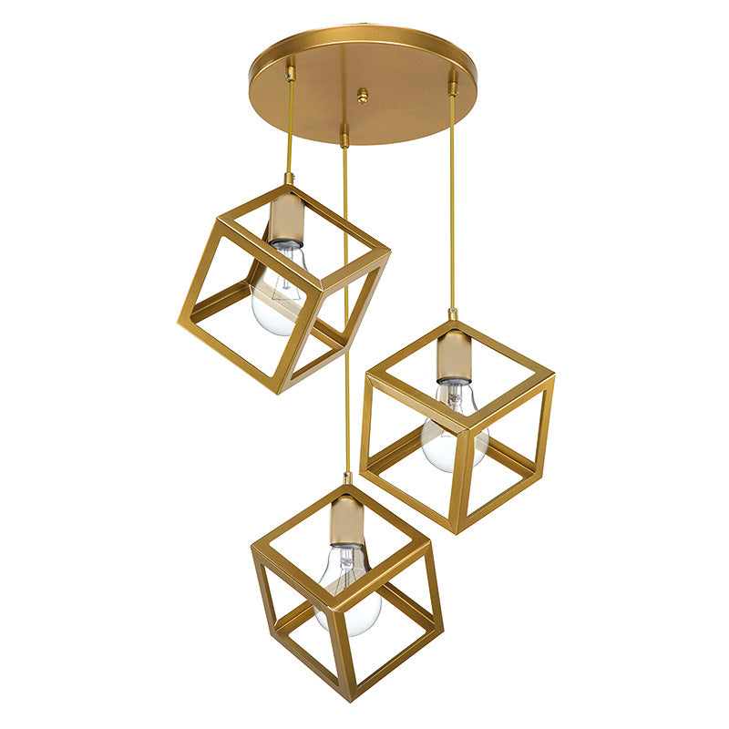 3in1 Square Hanging Lamp