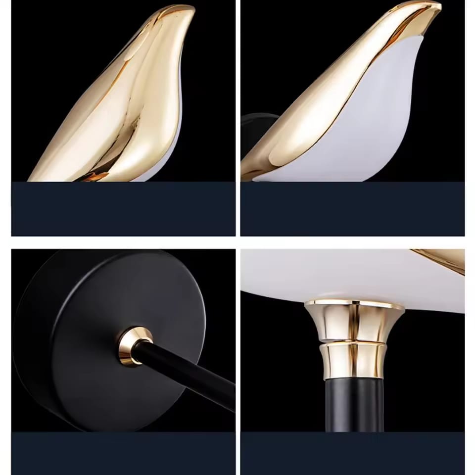 Led Double Sparrow Room Wall Lamp