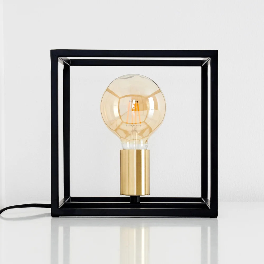 Cubic Shaped Table Lamp