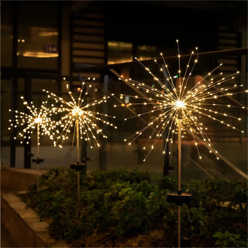 Solar Fireworks Outdoor Light