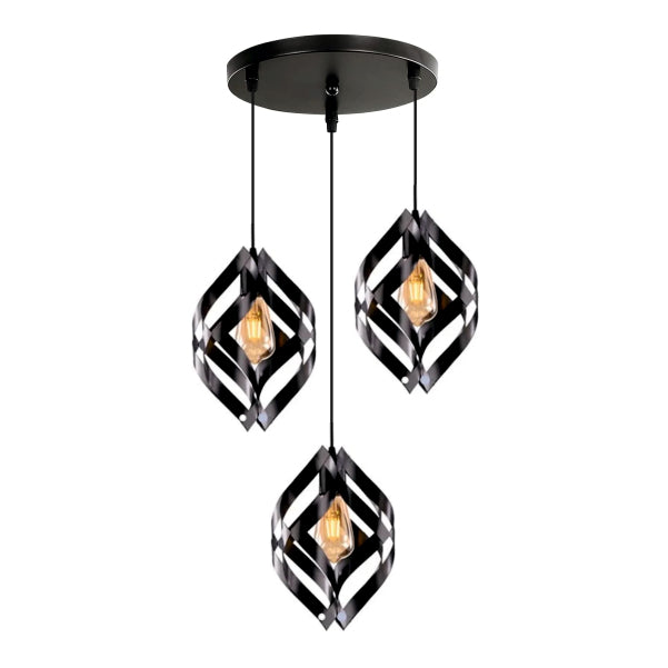 3in1 Flower Shape Hanging Lamp