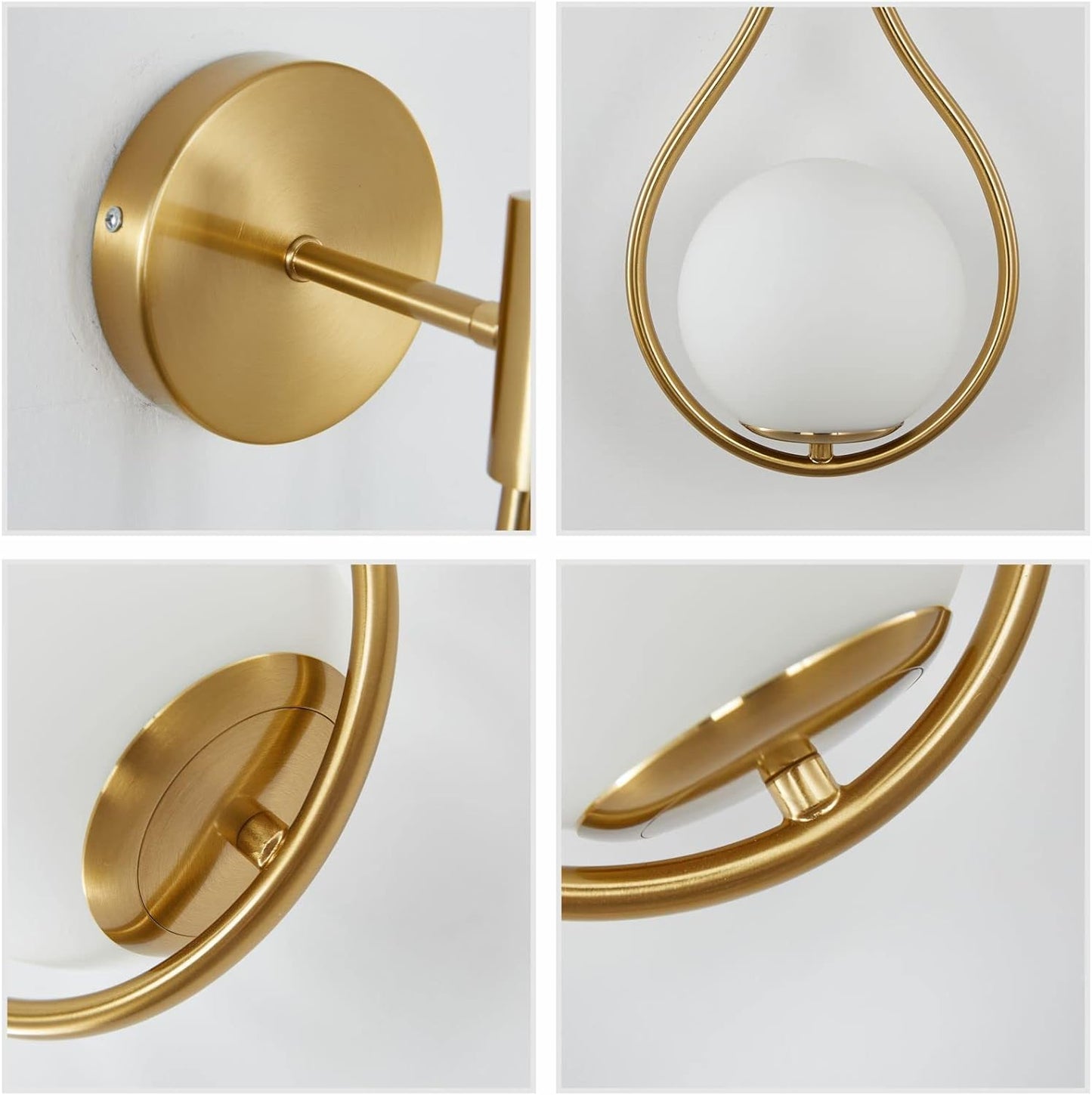 Golden Drop Light | Wall Scone