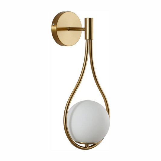 Golden Drop Light | Wall Scone