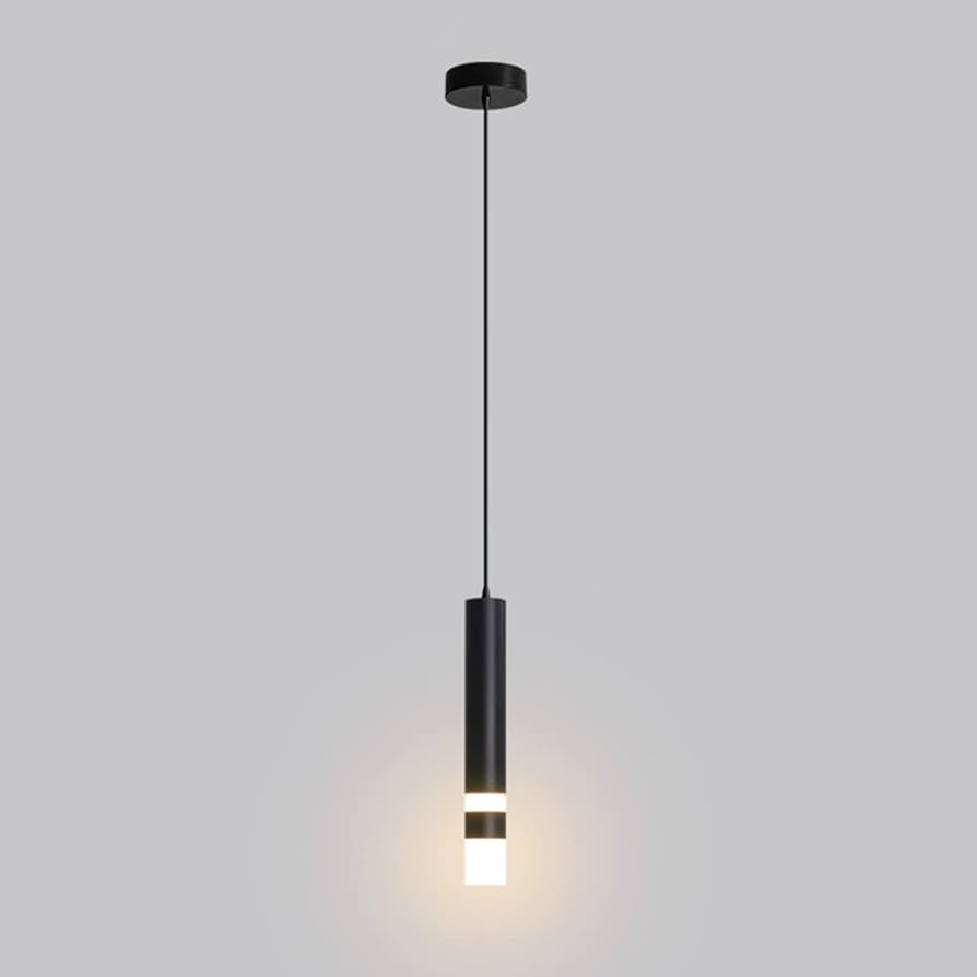 Black Cylindrical DropLight