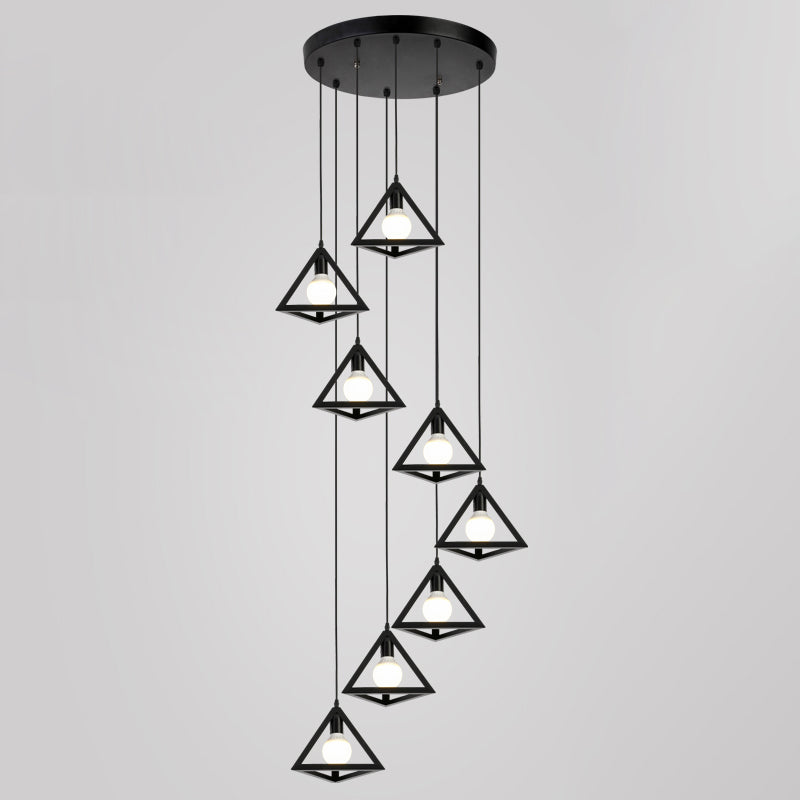 8in1 Triangle Hanging Lamp