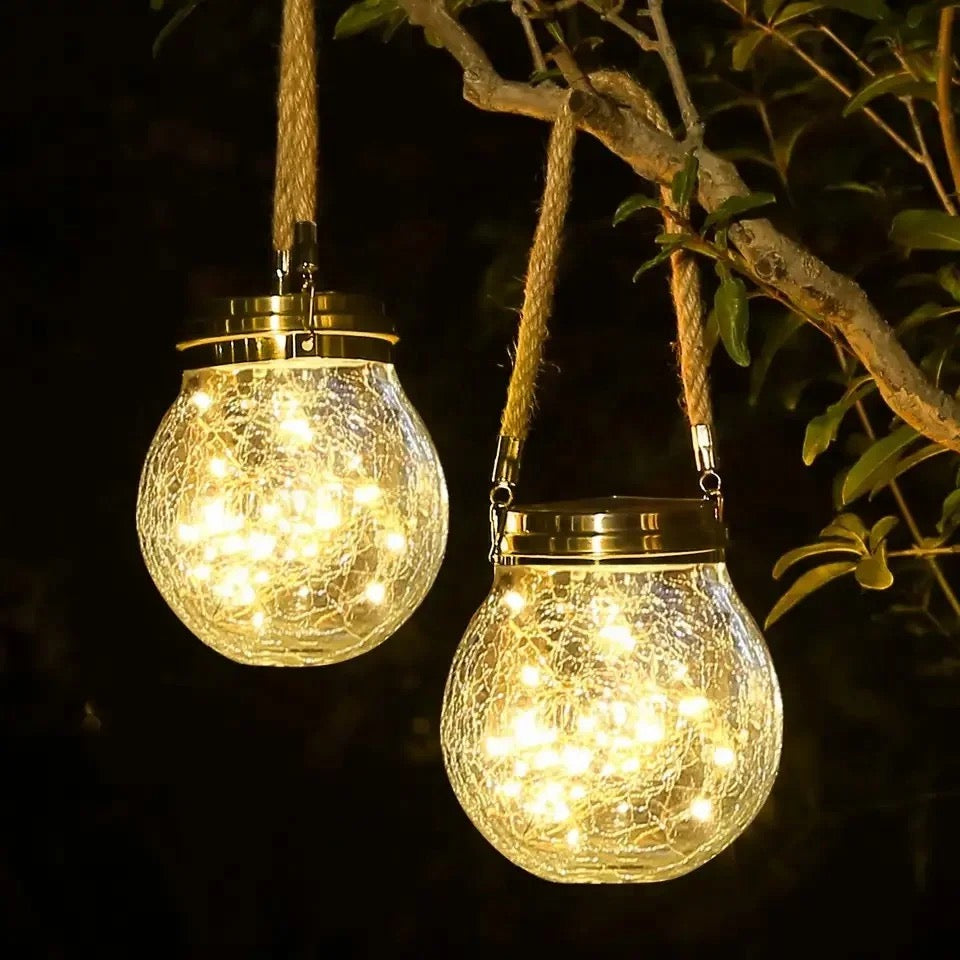 Solar Operated Hanging Jar