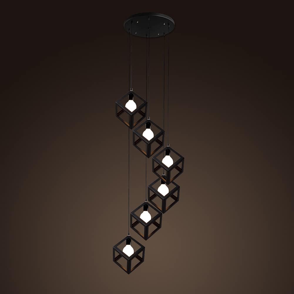 6in1 Square Hanging Lamp