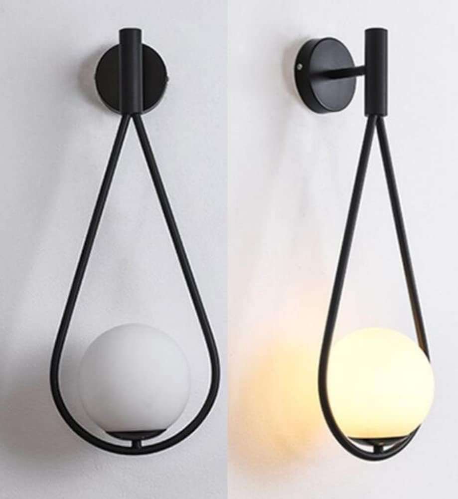 Black Drop Light | Wall Scone