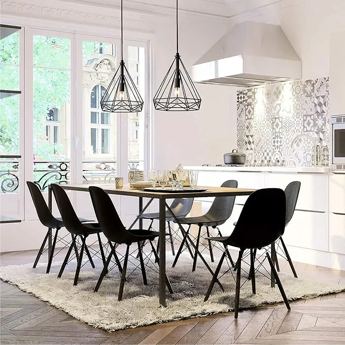 Diamond Shaped Hanging Lamp