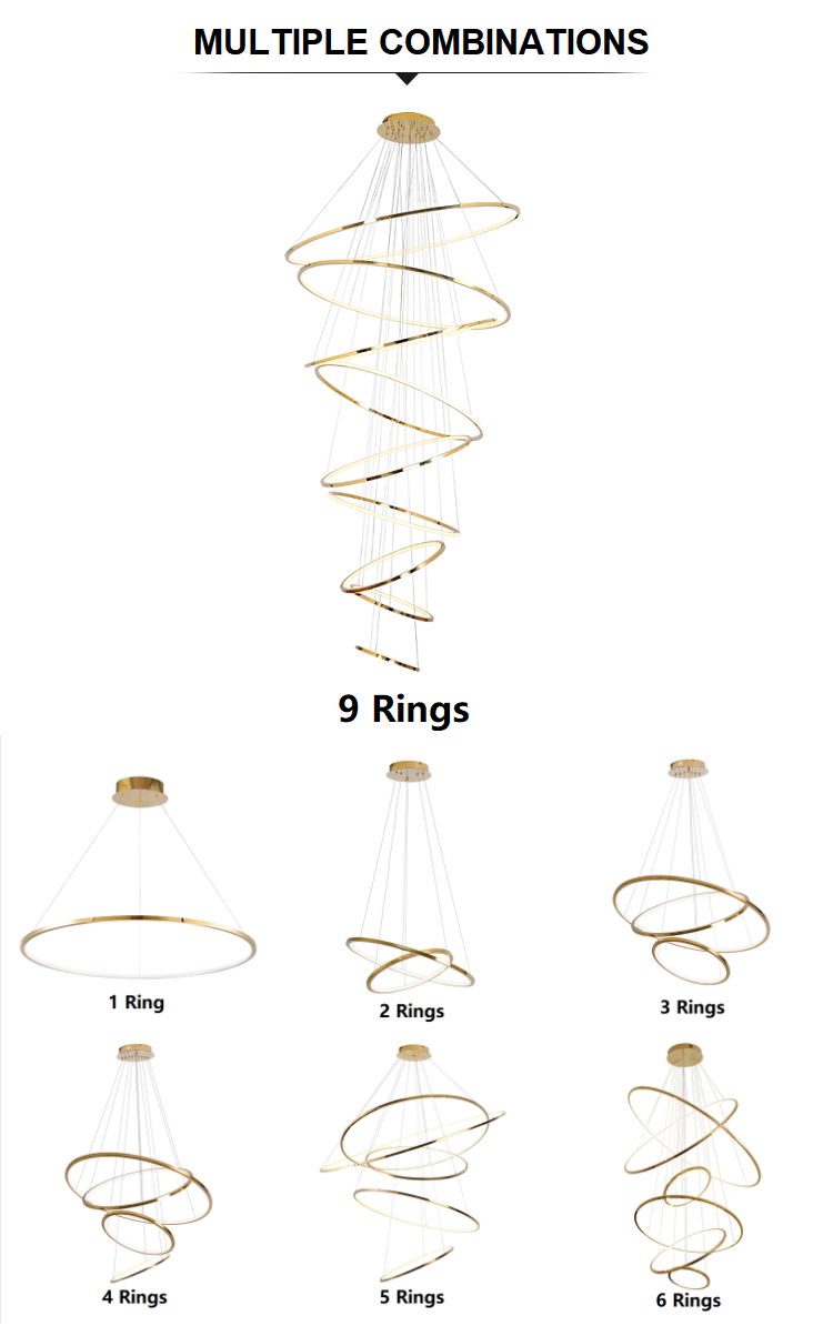 Ring Chandeliers