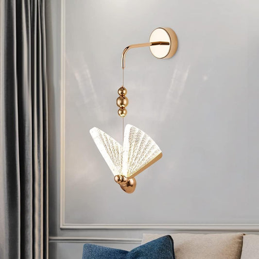 Warm Butterfly Wall Light