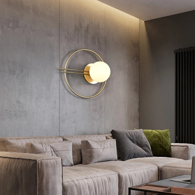 Modern Globe Wall Light