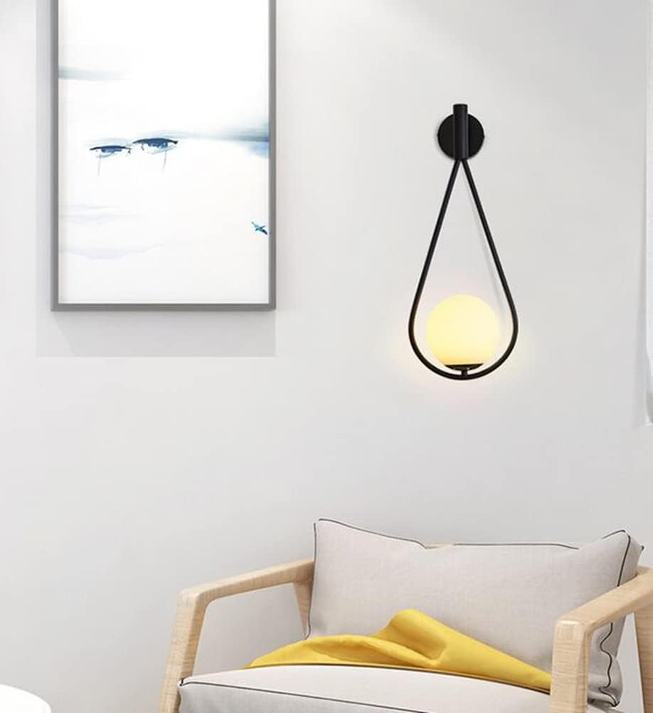 Black Drop Light | Wall Scone