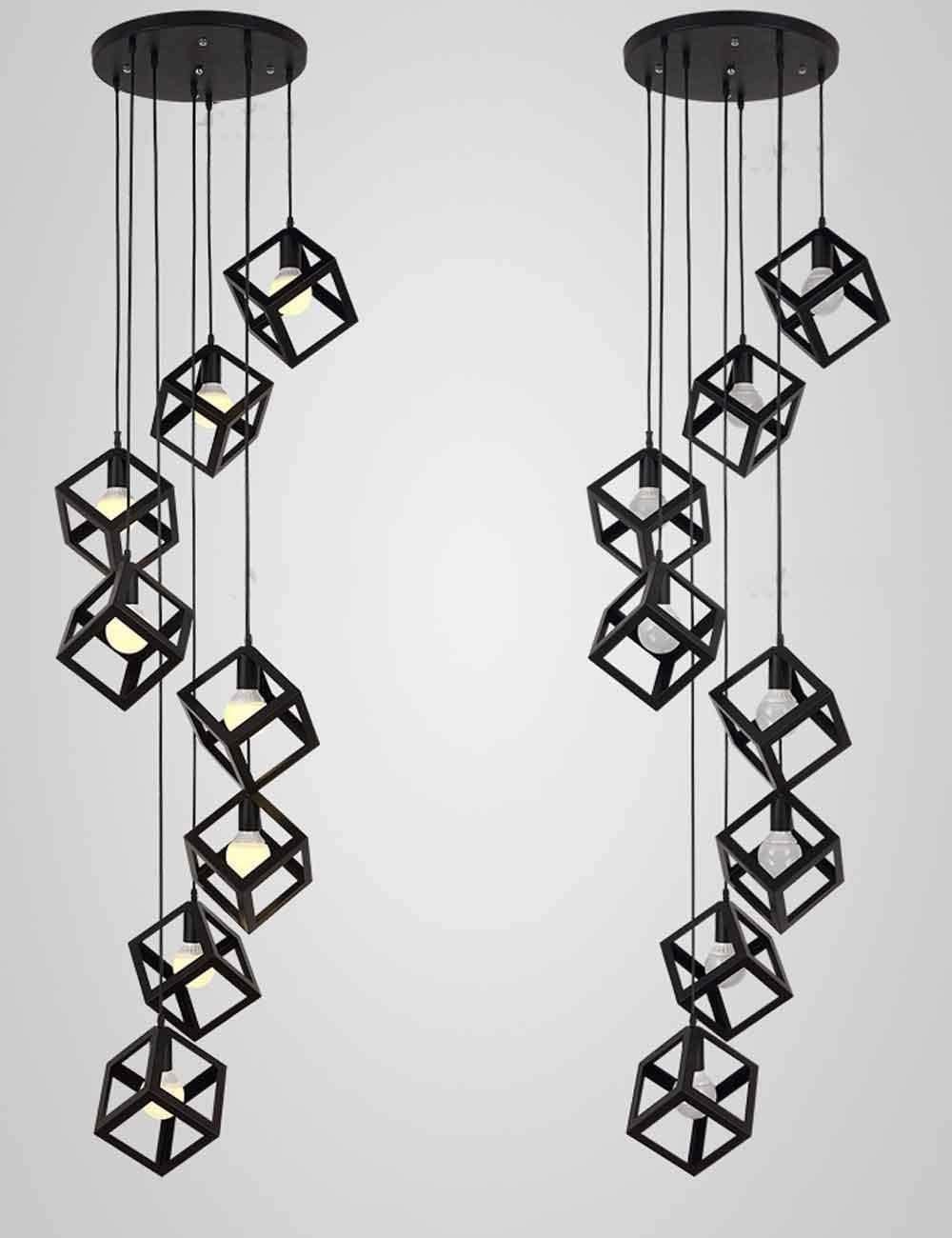 8in1 Square Hanging Lamp