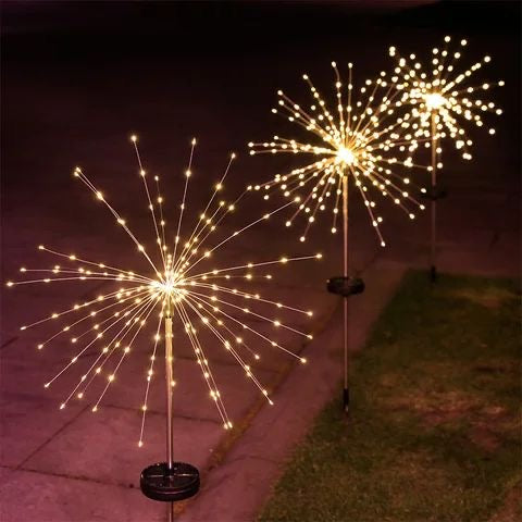 Solar Fireworks Outdoor Light