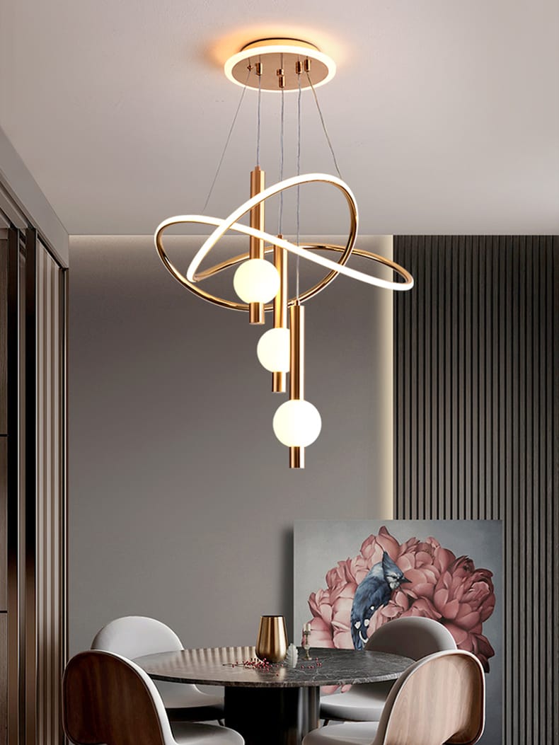 Modern Cylindrical style LED Chandelier