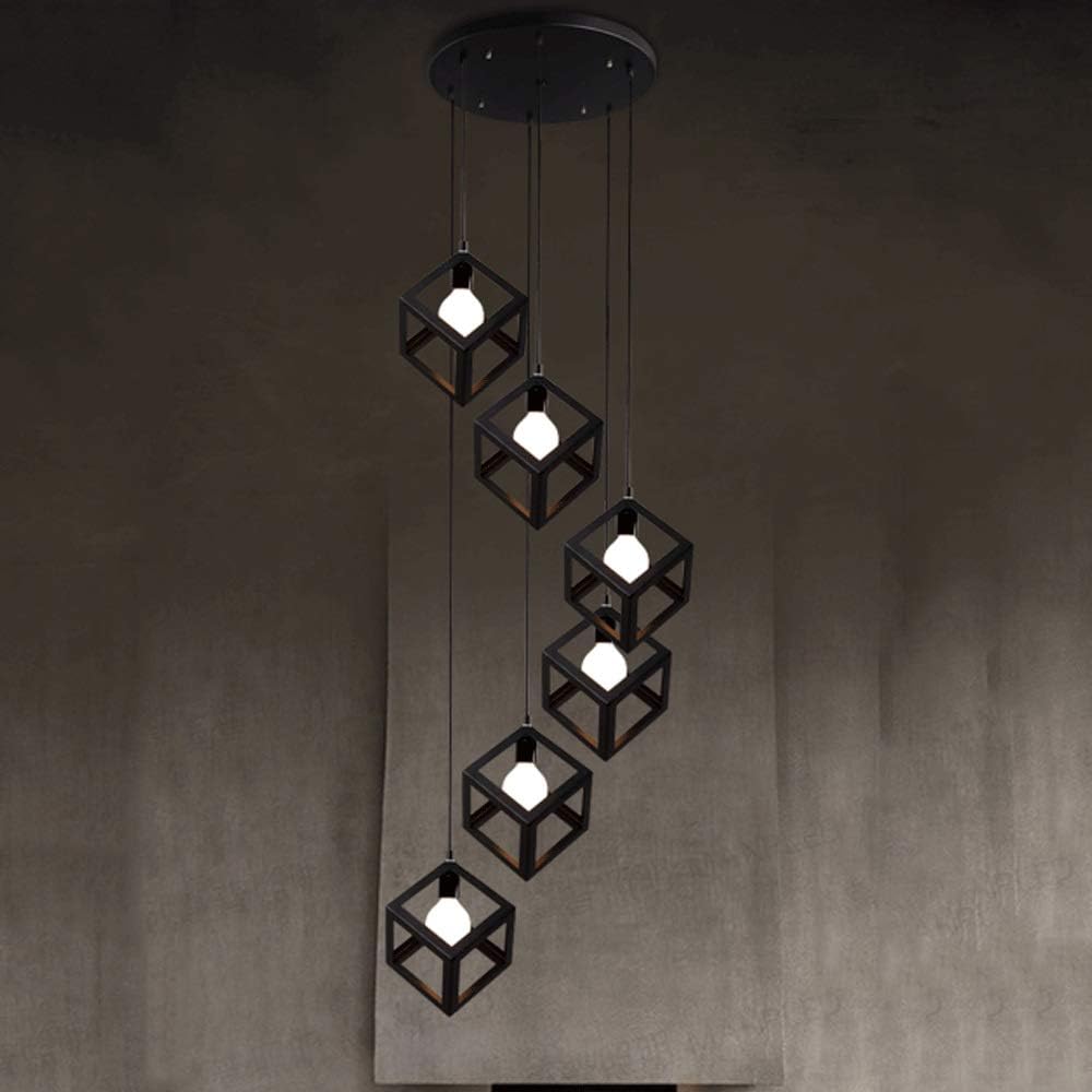 6in1 Square Hanging Lamp