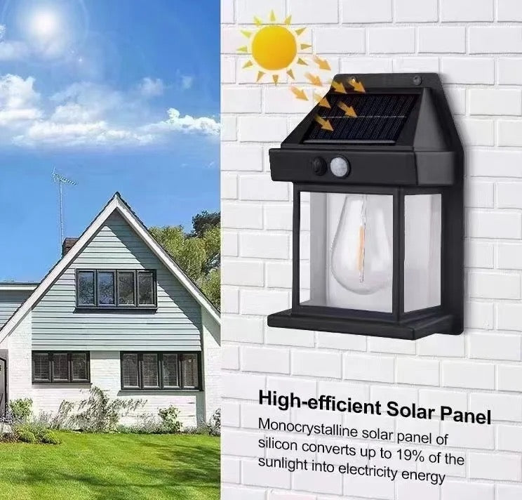 Single Solar motion Wall Light