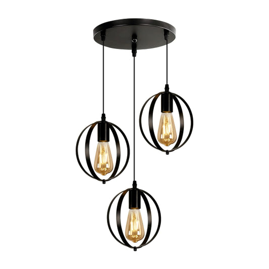 3in1 Double Ring Hanging Lamp