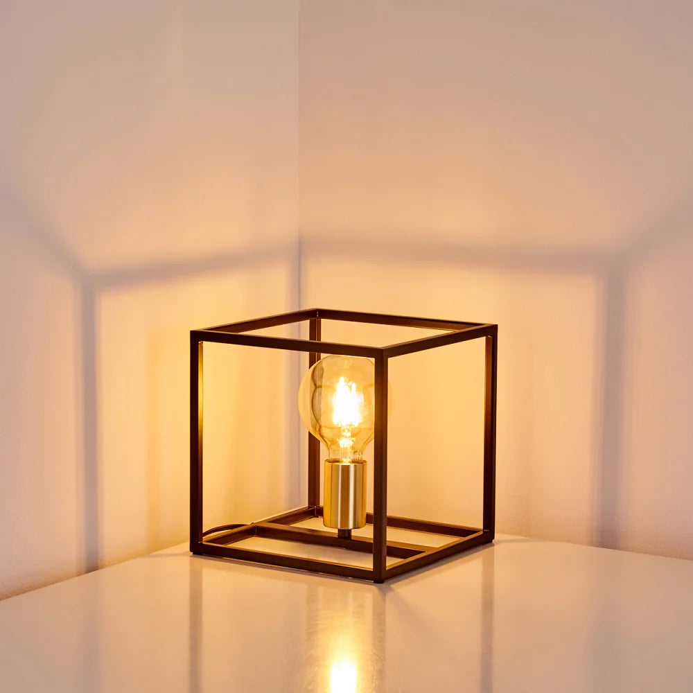 Cubic Shaped Table Lamp