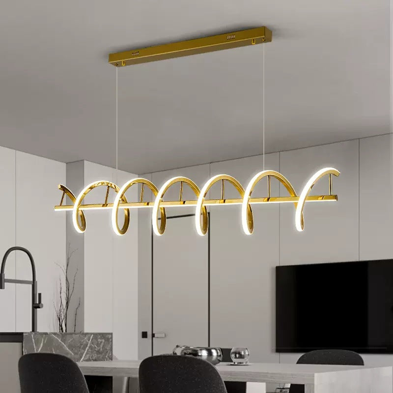 Modern Nordic spiral Pendant Light