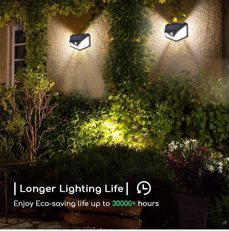 Solar LED Outdoor Lighting Waterproof Motion Sensor Light for Garden