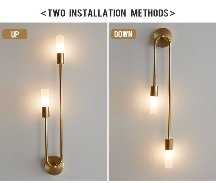 Modern Nordic Minimalist Candle Wall Light