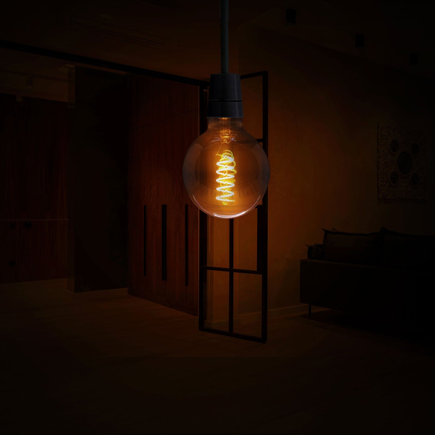 Spiral Filament Bulb | G 125 | Large Size