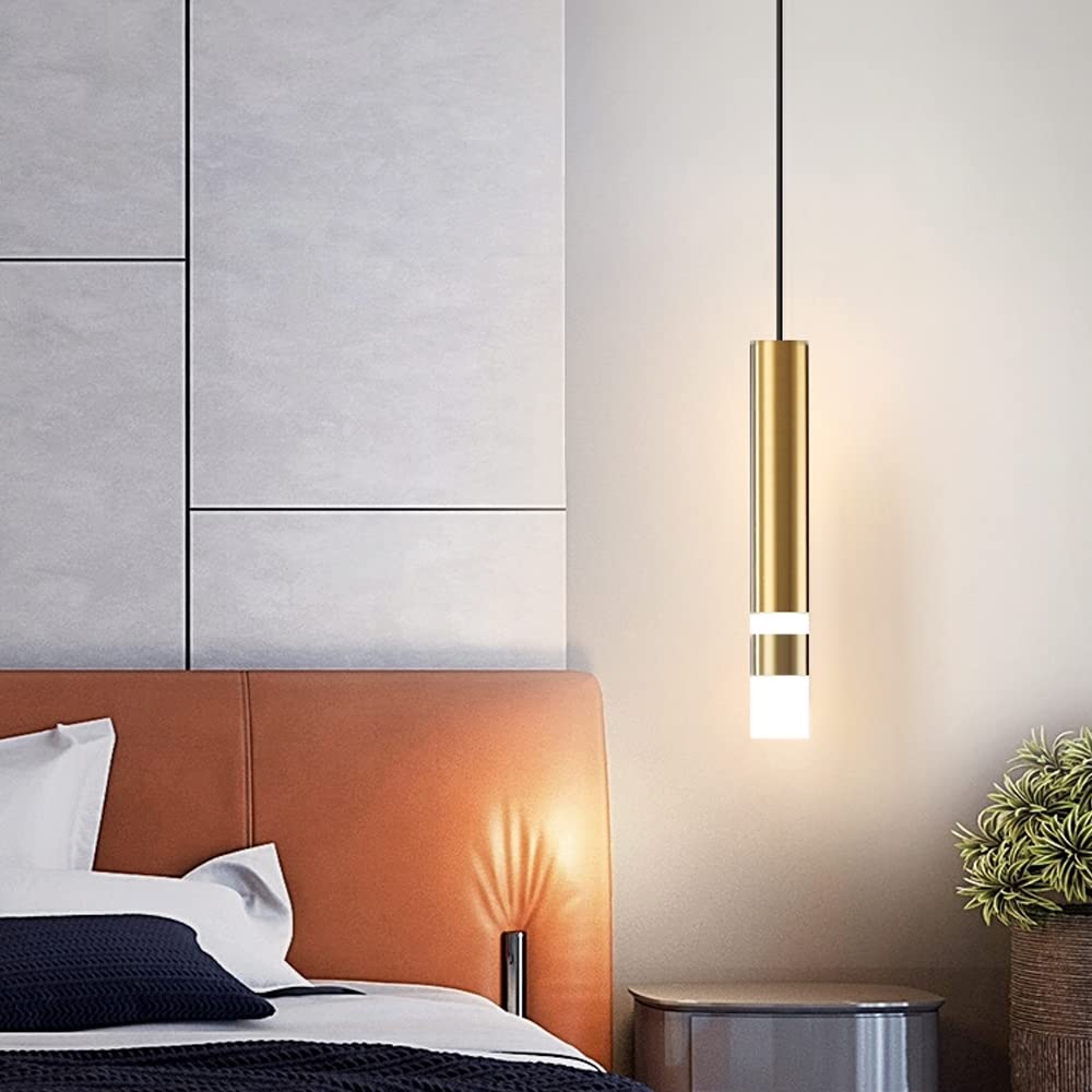 Golden Cylindrical DropLight