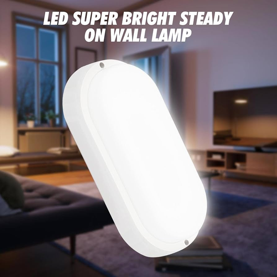 Waterproof Oval Bulk Head Wall Light