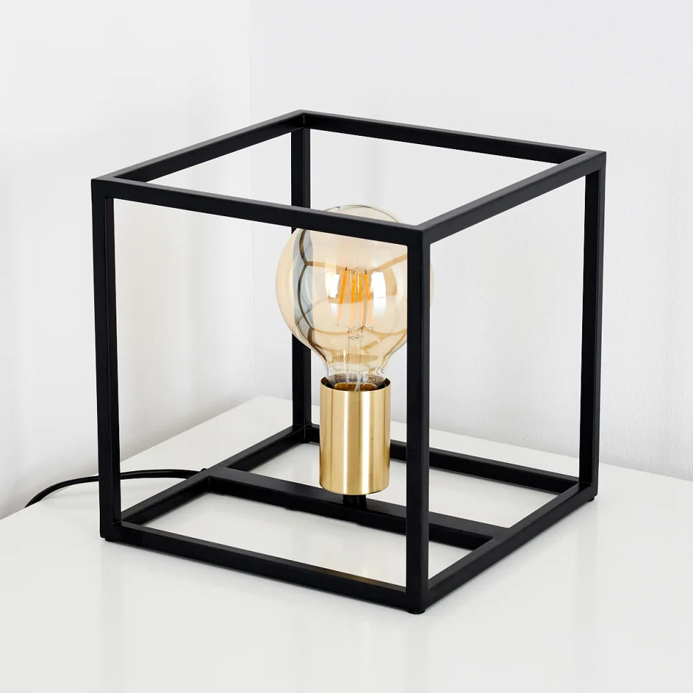 Cubic Shaped Table Lamp