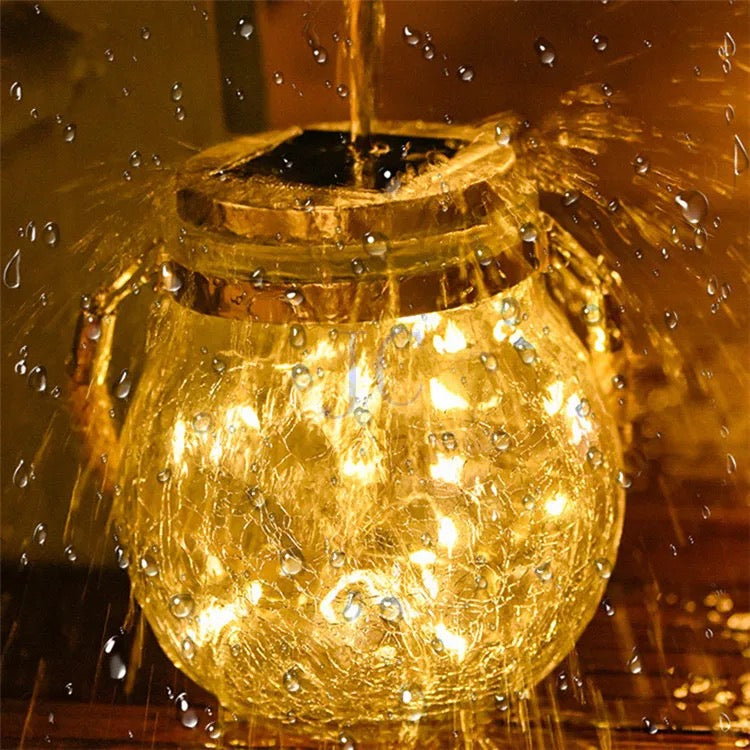 Solar Operated Hanging Jar