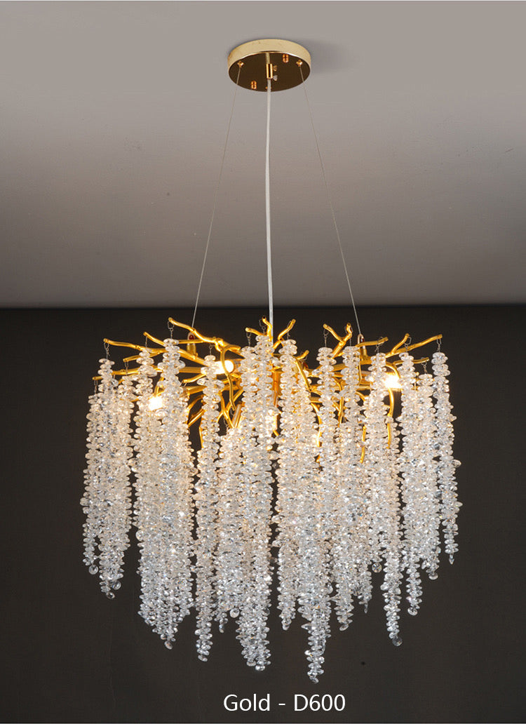 Modern Tree Branches Crystal Chandelier