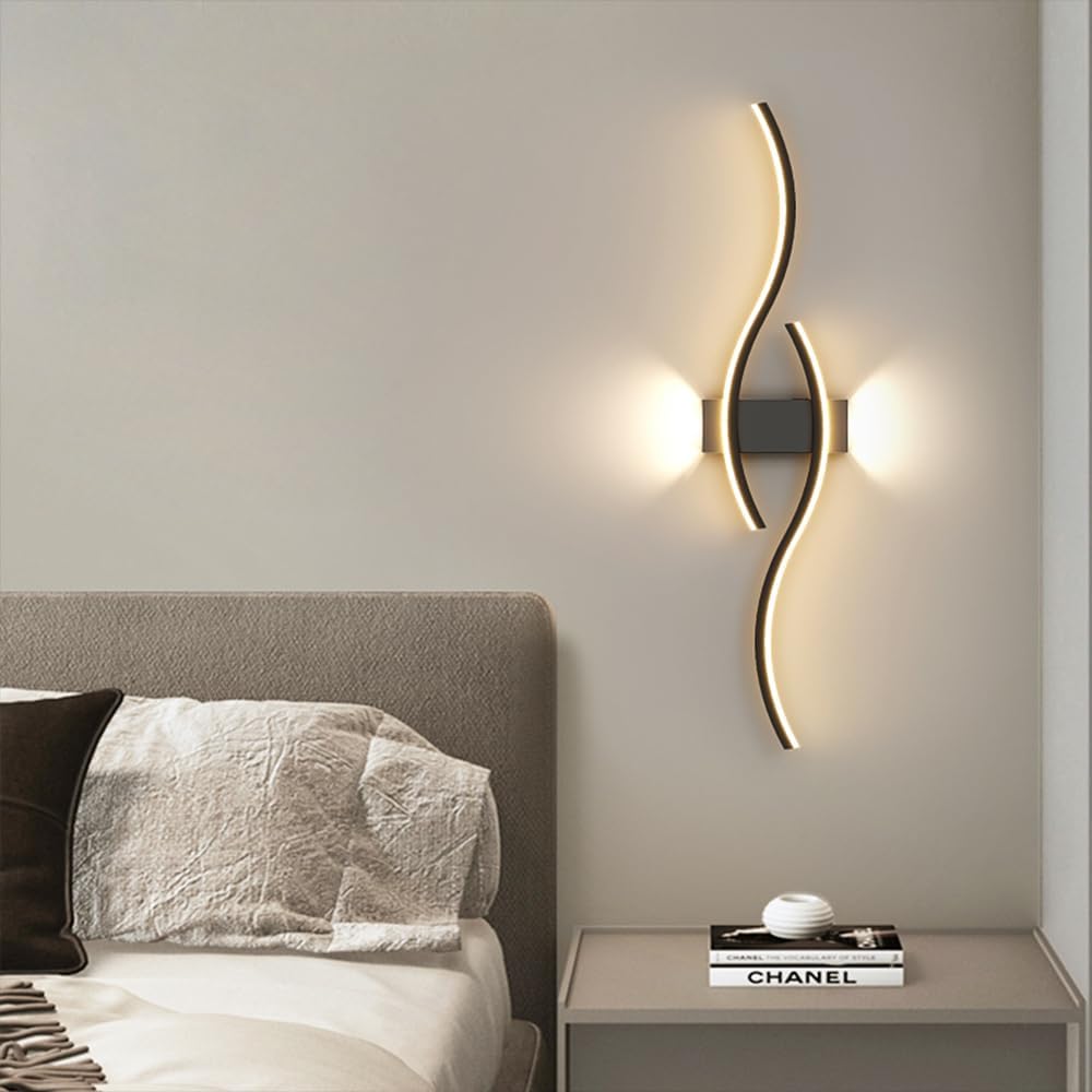 Linear Metal Wall Sconces with Up and Down Lighting