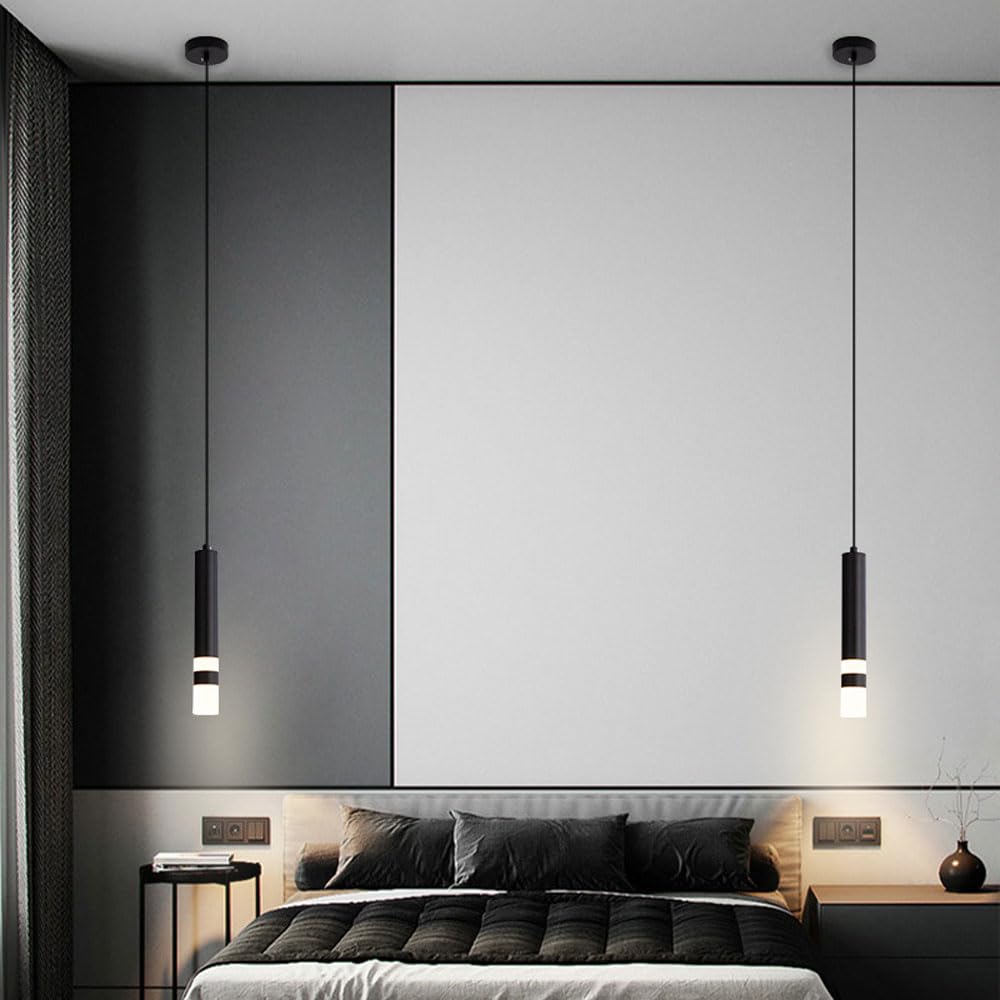 Black Cylindrical DropLight