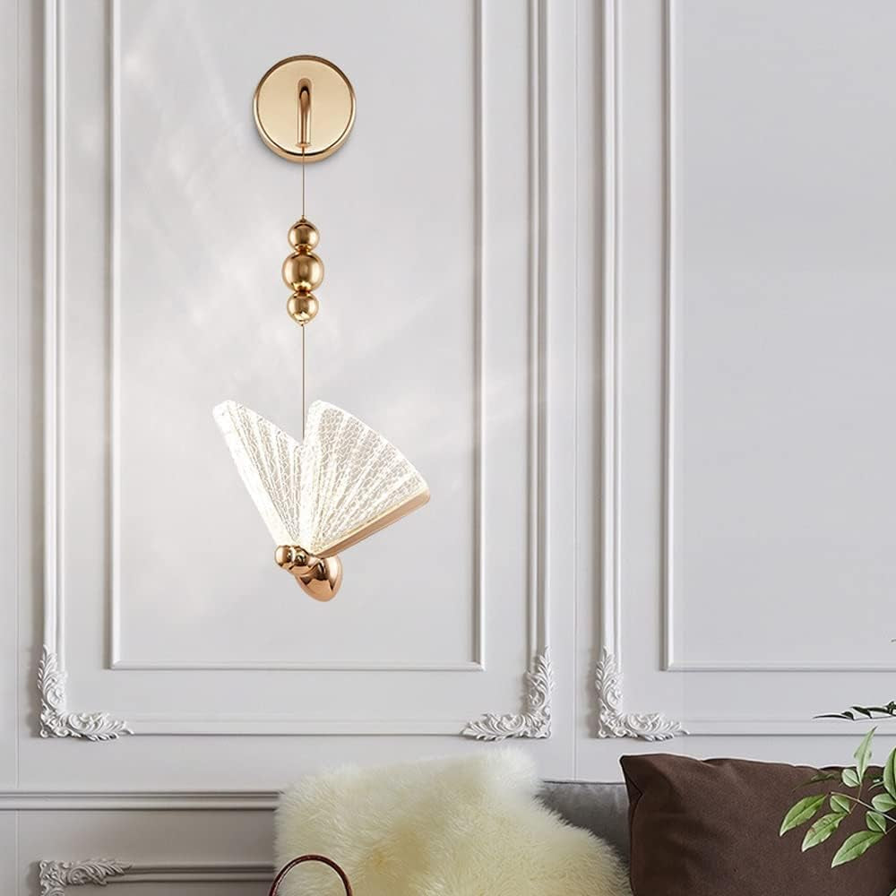 Warm Butterfly Wall Light