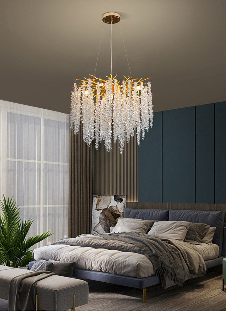 Modern Tree Branches Crystal Chandelier