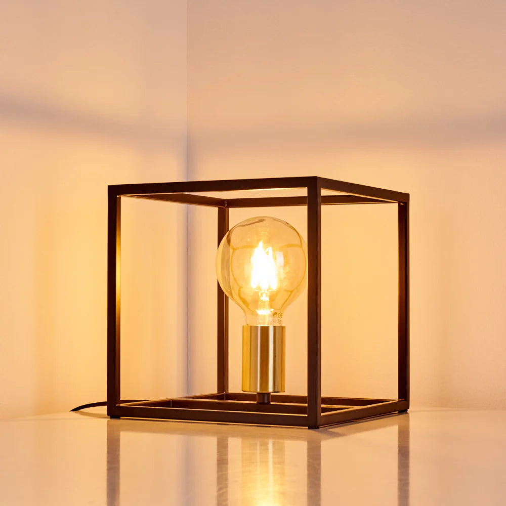 Cubic Shaped Table Lamp