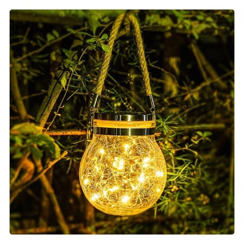 Solar Operated Hanging Jar