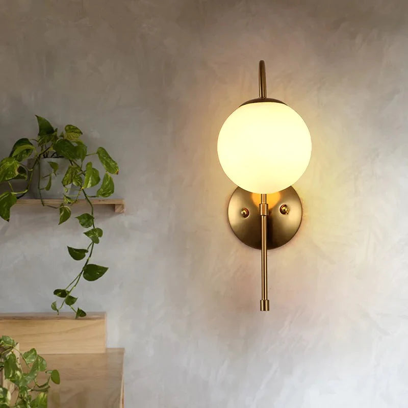 Downstyle Globe Wall Light