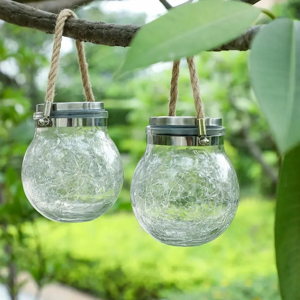 Solar Operated Hanging Jar