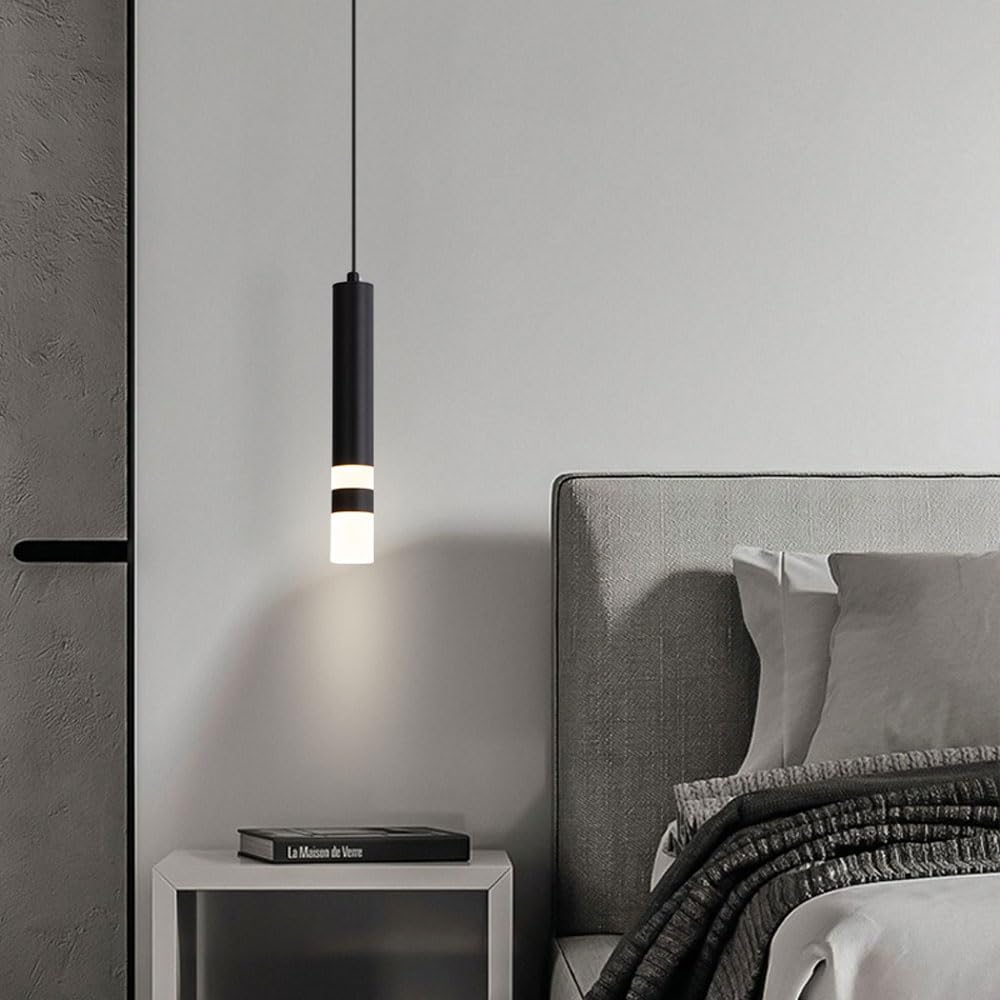 Black Cylindrical DropLight