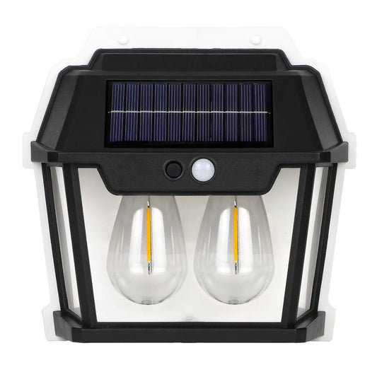 Two Bulb Solar motion Wall Light