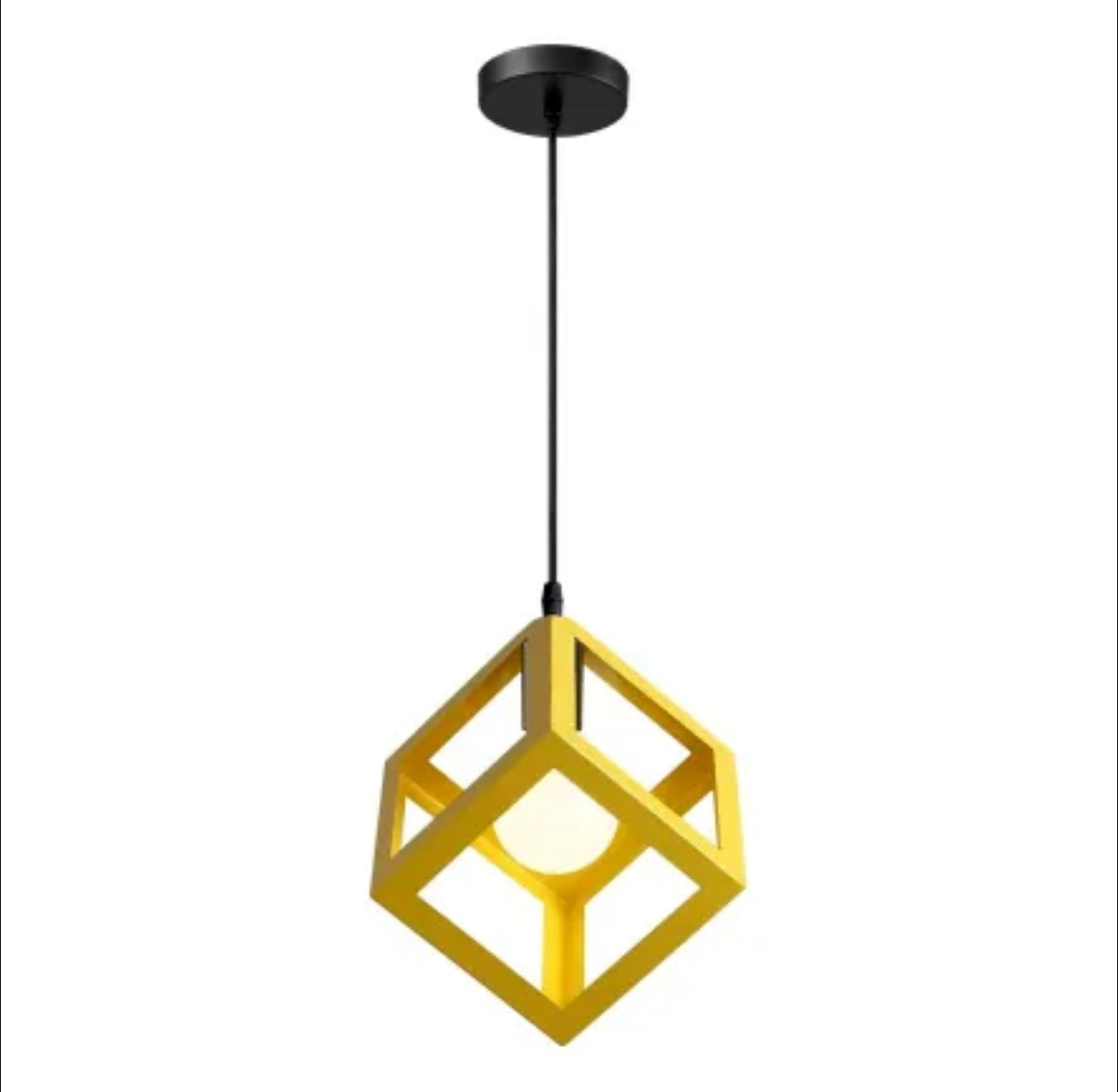 Single Square Hanging Lamp