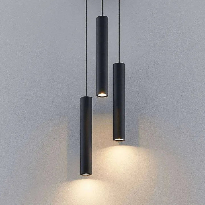 3in1 Cylindrical LED Hanging DropLight in Rectangular Base