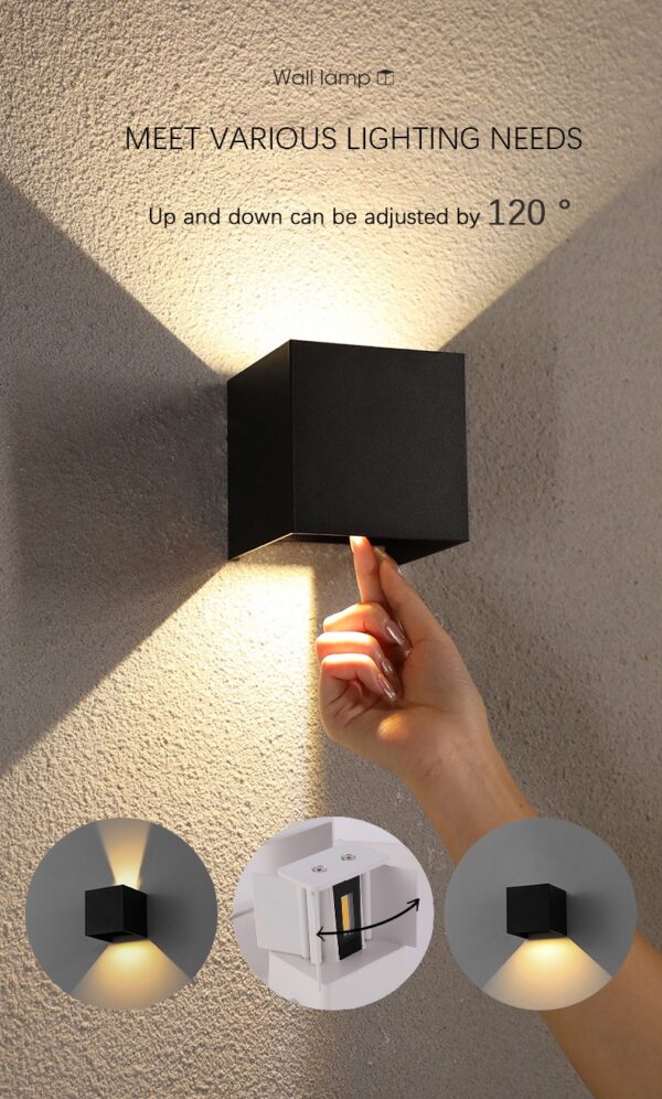 Adjustable Wall Mounted Light