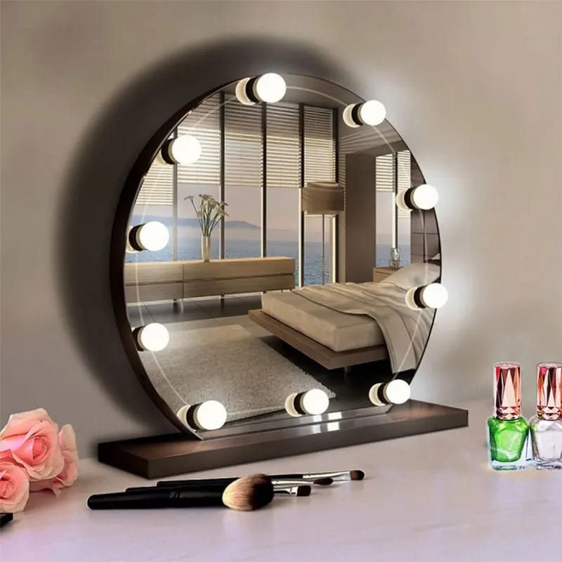 Dimmable LED Vanity Lights for Mirror – USB Powered Makeup Light Bulbs Kit